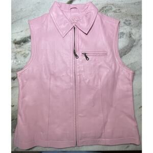 Elegant Pink Sleeveless Vest